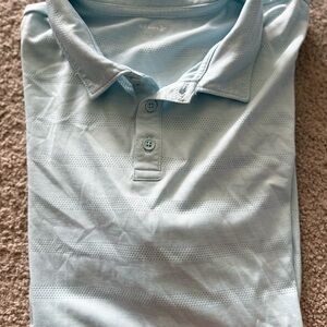 Old Navy Men's Sky Blue Polo Shirt